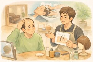 薄毛に悩む男性のための完全個室美容室RELIVE